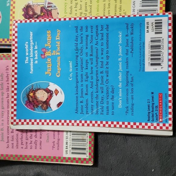 Junie B. Jones Books 1 × 2, 2, 4, 5, 7, 11, 13, 14, 16 and 17 - Picture 3 of 12